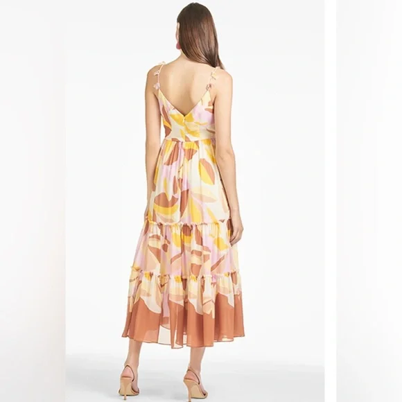 Sachin & Babi Dalia Dress - Pink/Yellow Floral - Size 6 Sachin & Babi Dalia Dress - Pink/Yellow Floral - Size 6